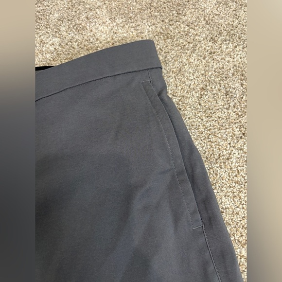 Nike Golf Dri Fit Pants Mens Size 40x30 Polyester Gray Black Flat Front Golfing - Picture 8 of 10